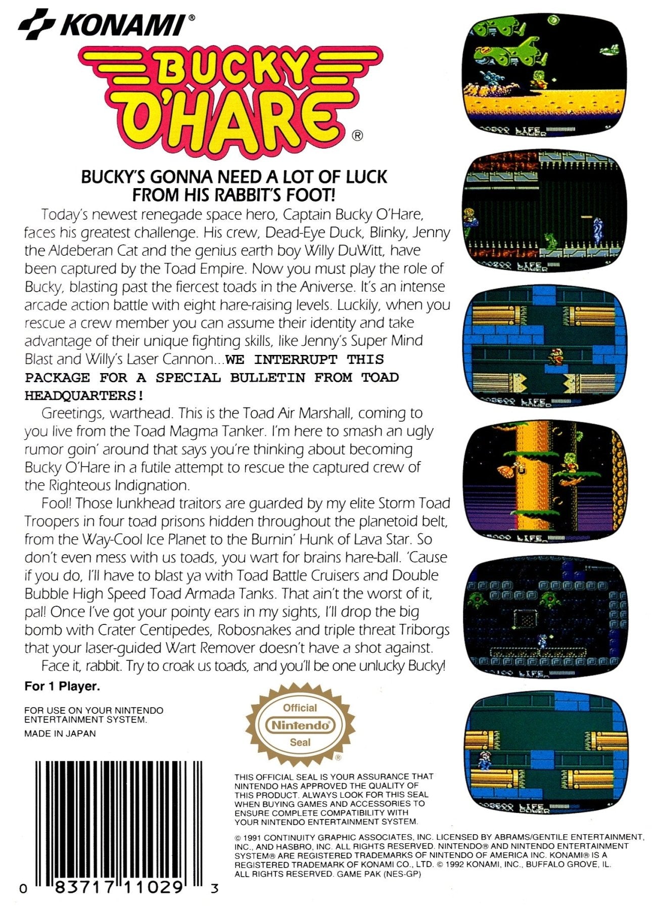Bucky O'Hare - NES - Retro Island Gaming