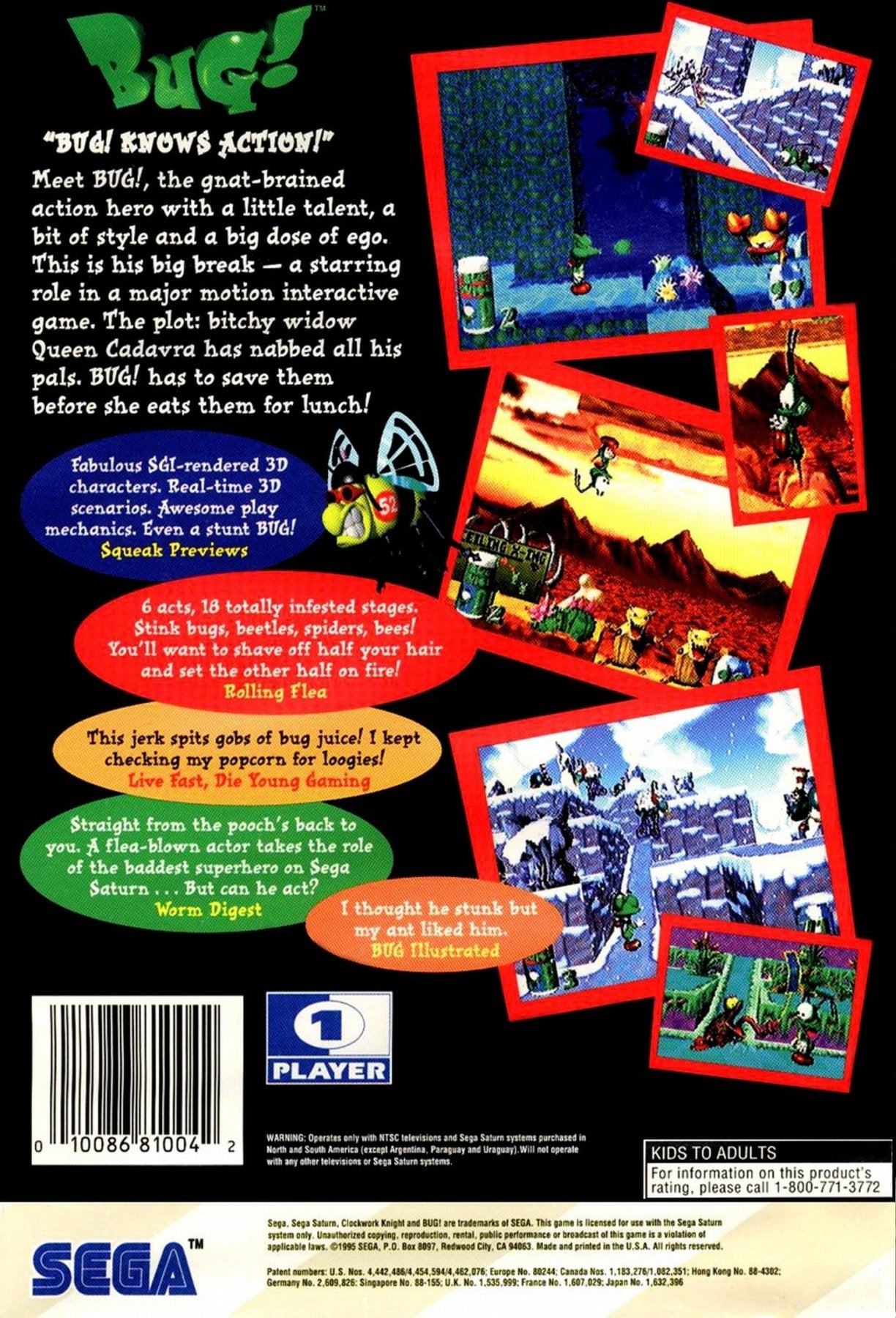Bug - Sega Saturn - Retro Island Gaming