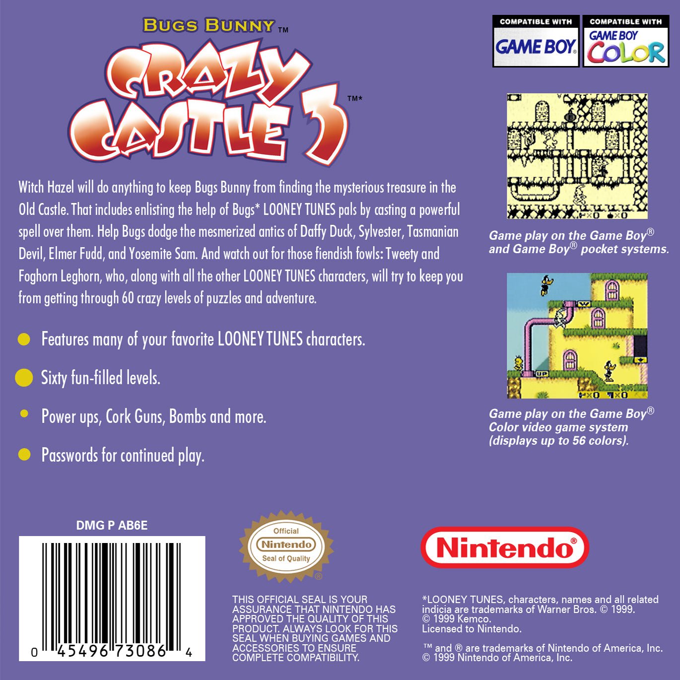 Bugs Bunny Crazy Castle 3 - GameBoy Color - Retro Island Gaming