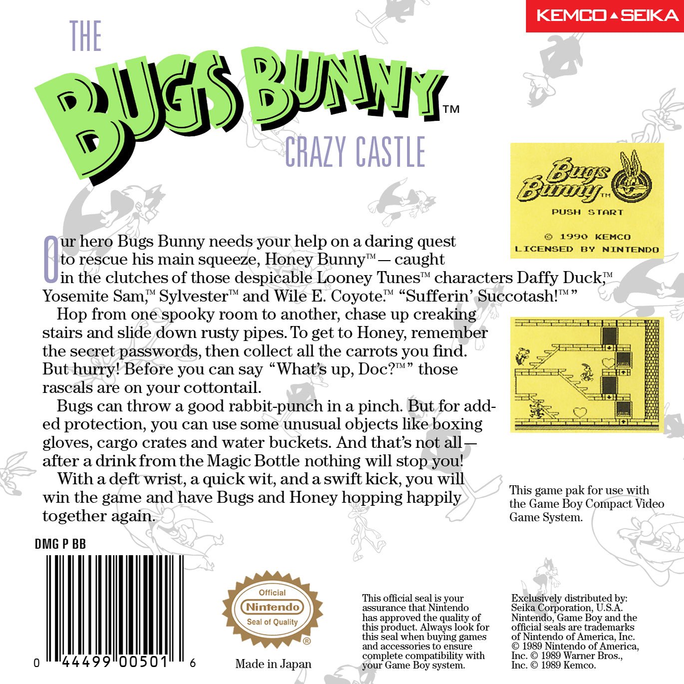 Bugs Bunny Crazy Castle - GameBoy - Retro Island Gaming