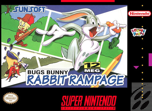 Bugs Bunny Rabbit Rampage - Super Nintendo - Retro Island Gaming