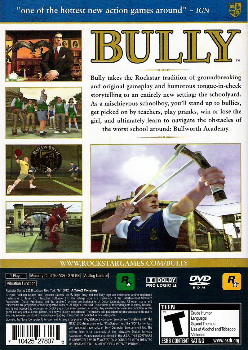 Bully - Playstation 2 - Retro Island Gaming