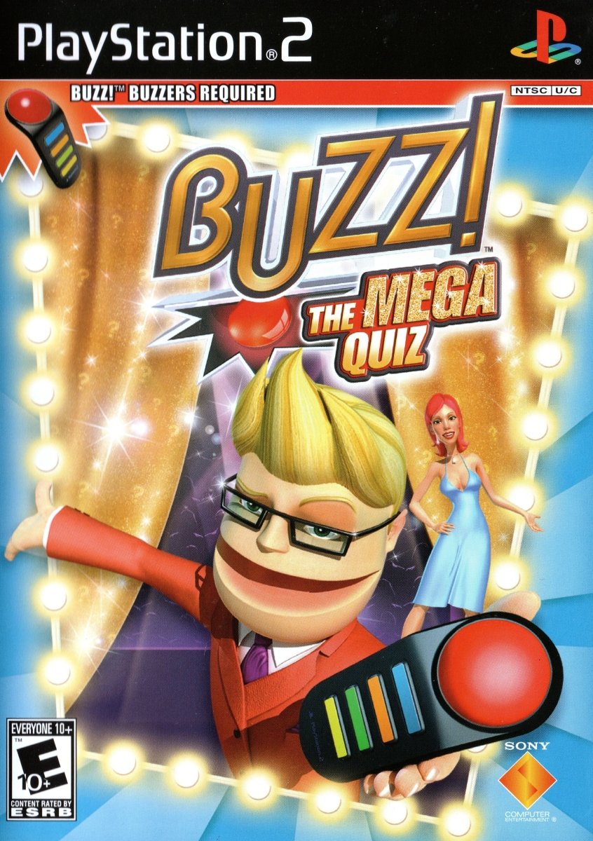 Buzz The Mega Quiz - Playstation 2 - Retro Island Gaming