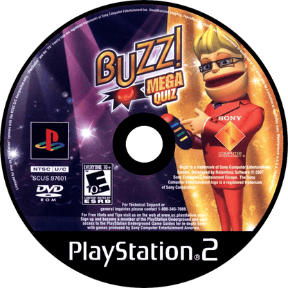Buzz The Mega Quiz - Playstation 2 - Retro Island Gaming