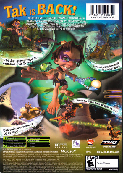 Tak 2 The Staff of Dreams - Xbox