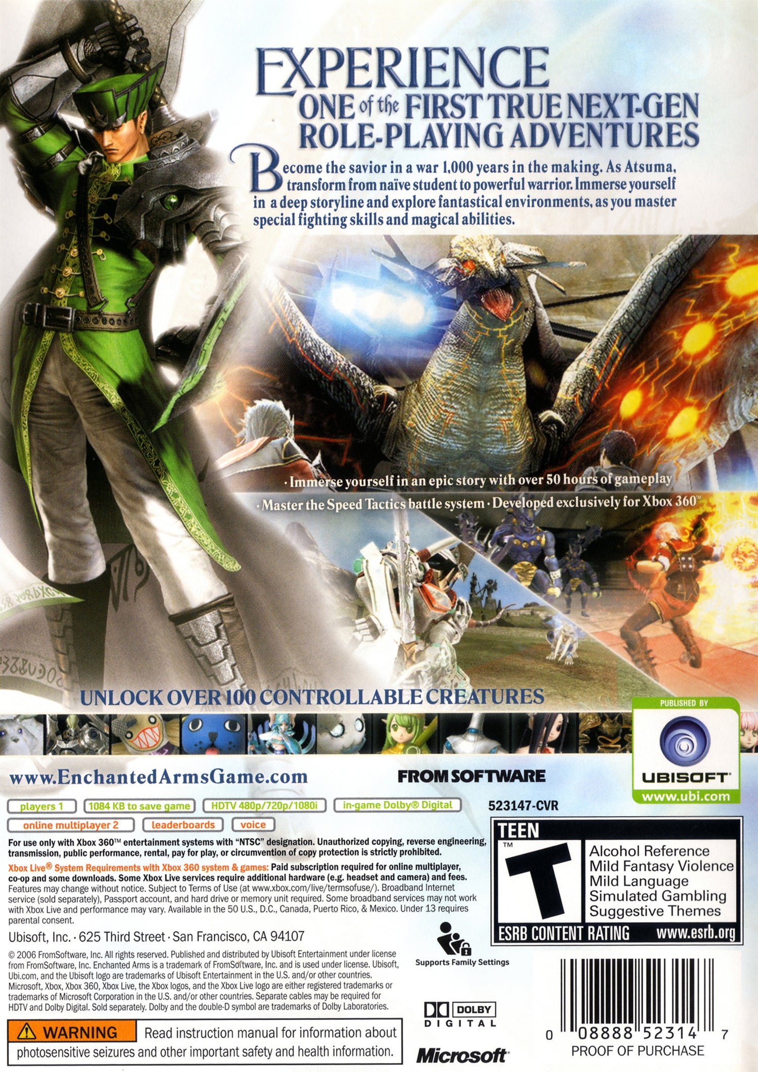 Enchanted Arms - Xbox 360