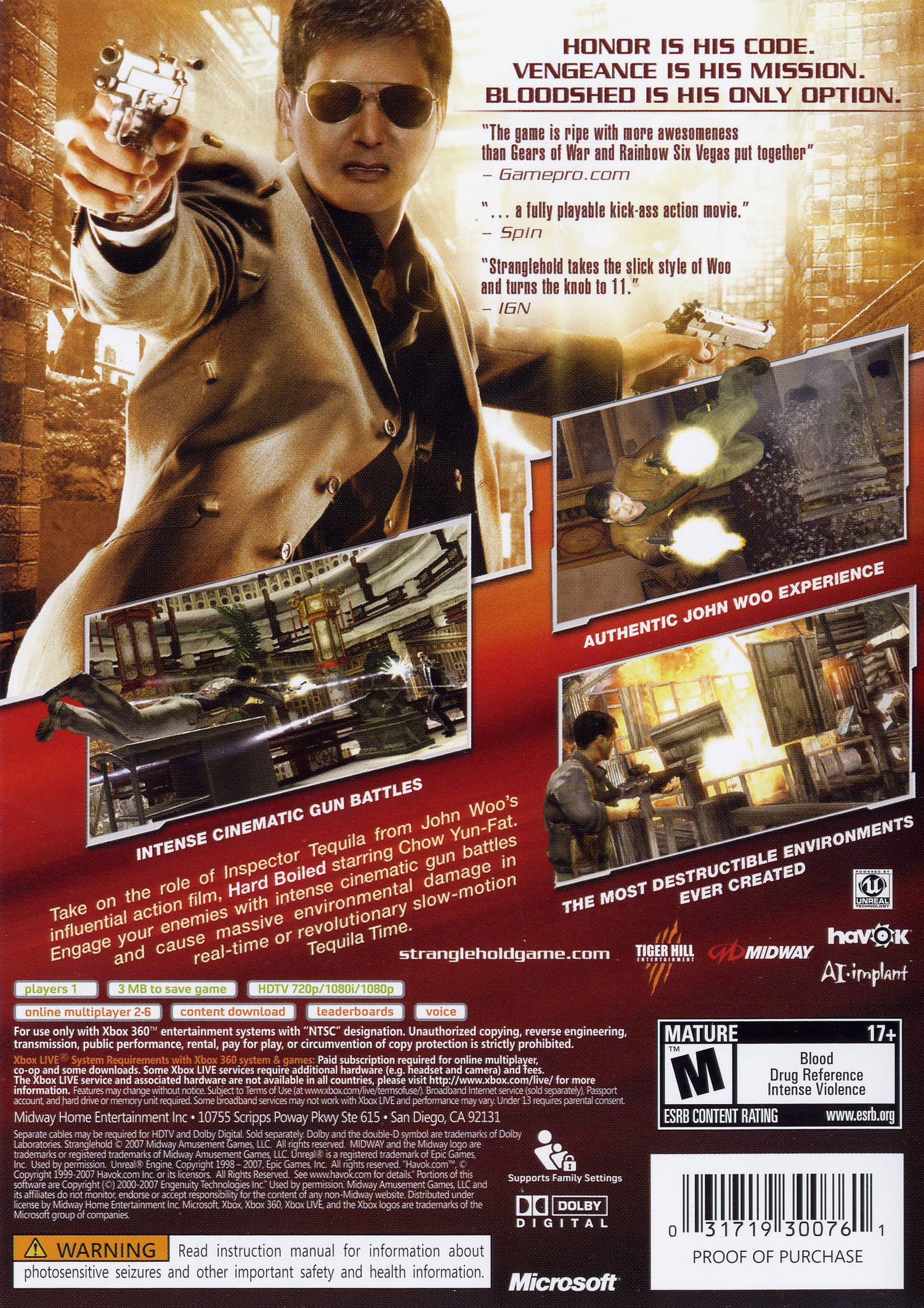 Stranglehold - Xbox 360