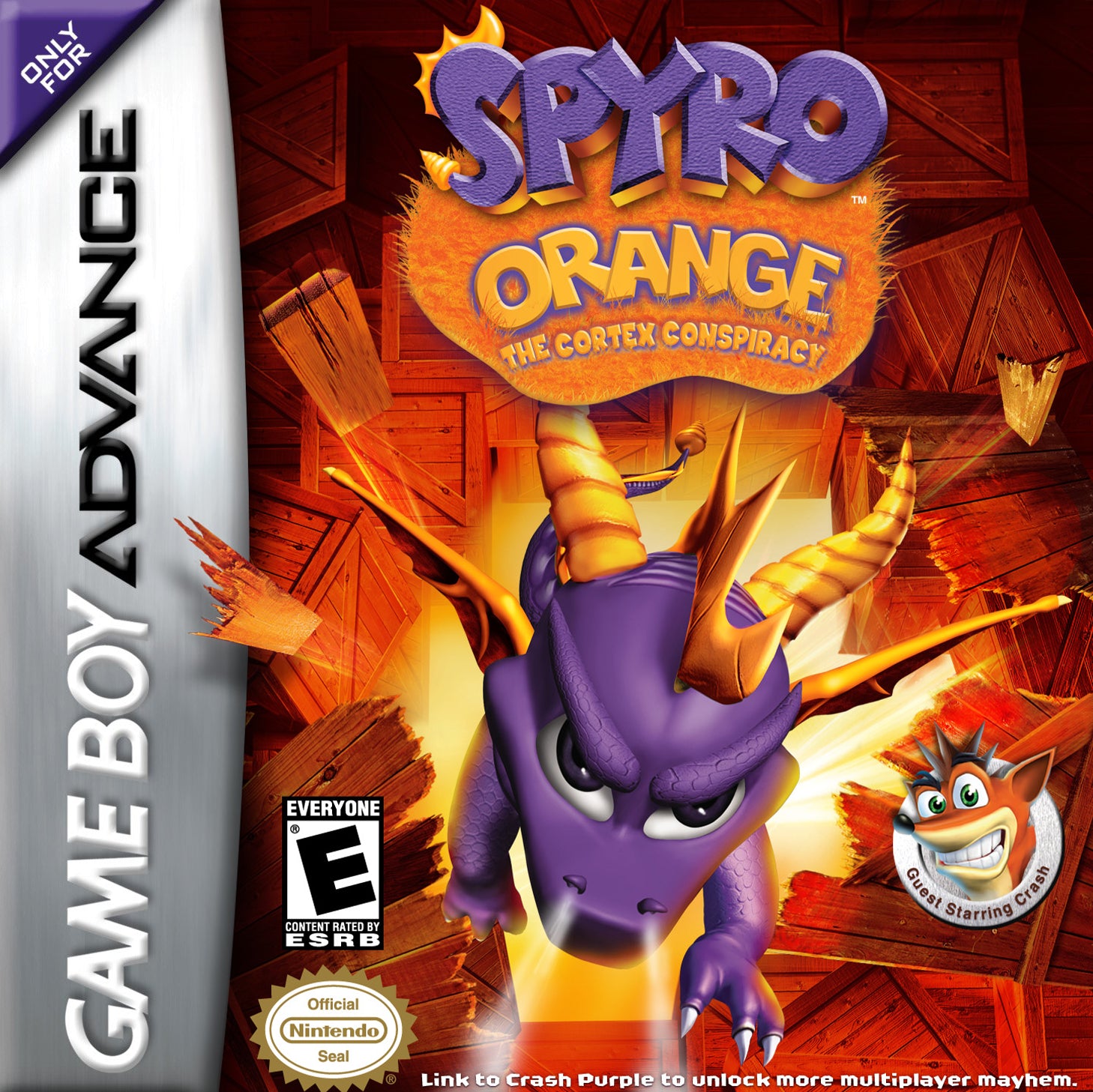 Spyro Orange The Cortex Conspiracy - GameBoy Advance