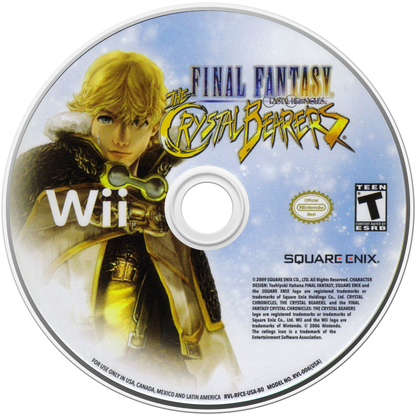 Final Fantasy Crystal Chronicles: Crystal Bearers - Wii