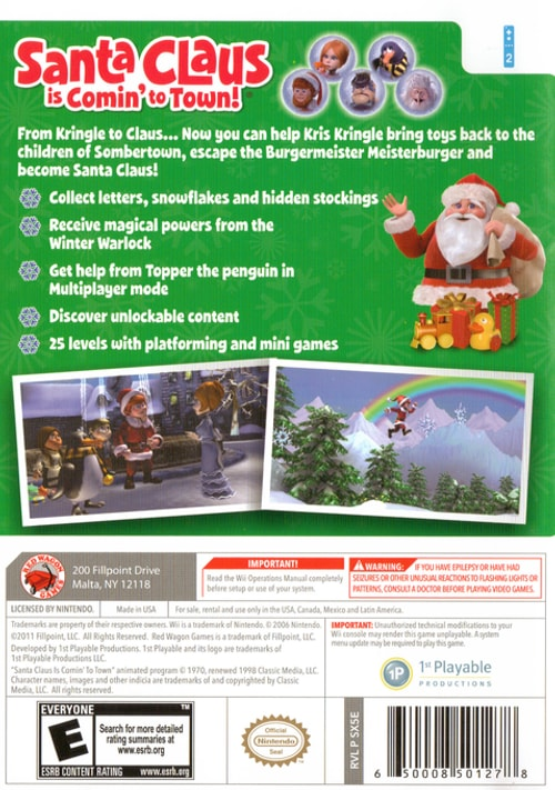 Santa Claus Is Coming To Town - Wii