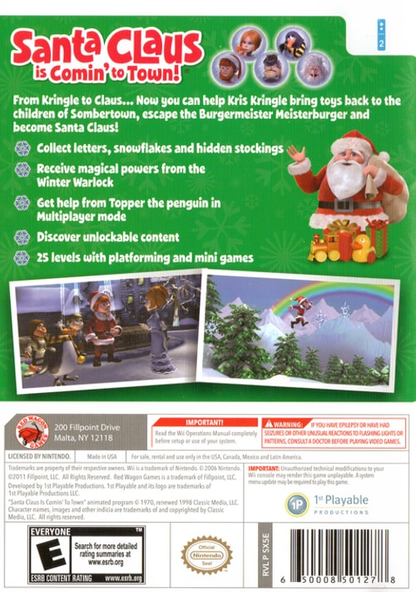 Santa Claus Is Coming To Town - Wii
