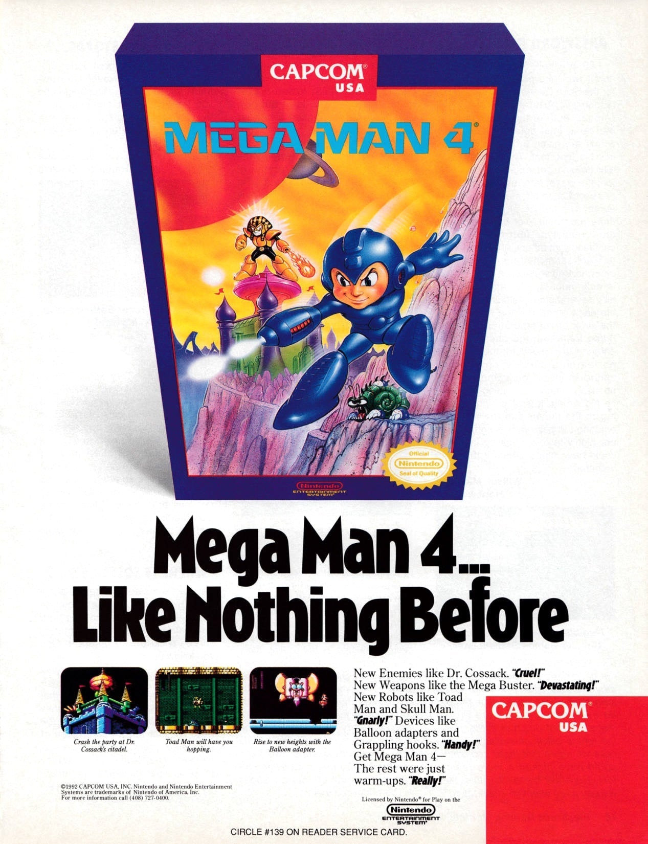 Mega Man 4 - NES - Retro Island Gaming