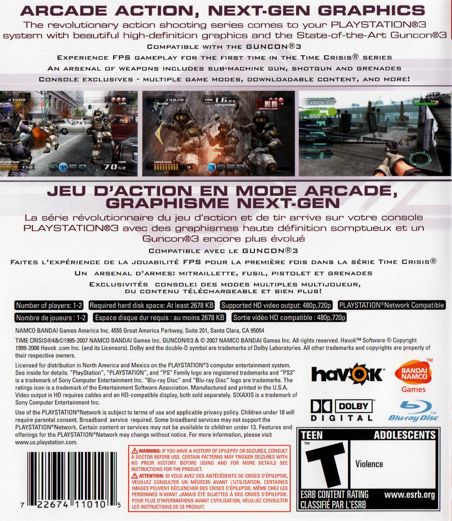 Time Crisis 4 - Playstation 3