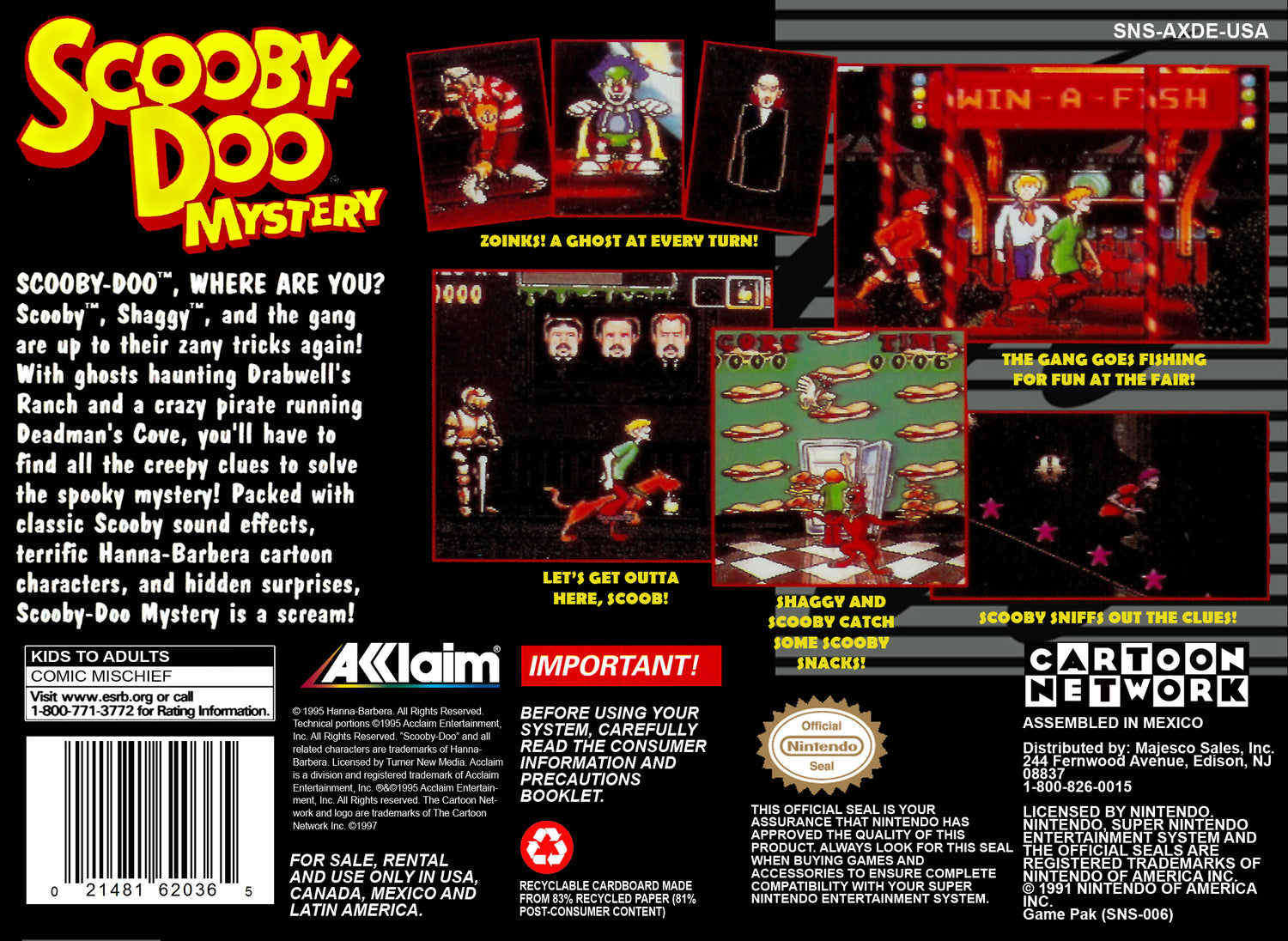 Scooby Doo Mystery - Super Nintendo