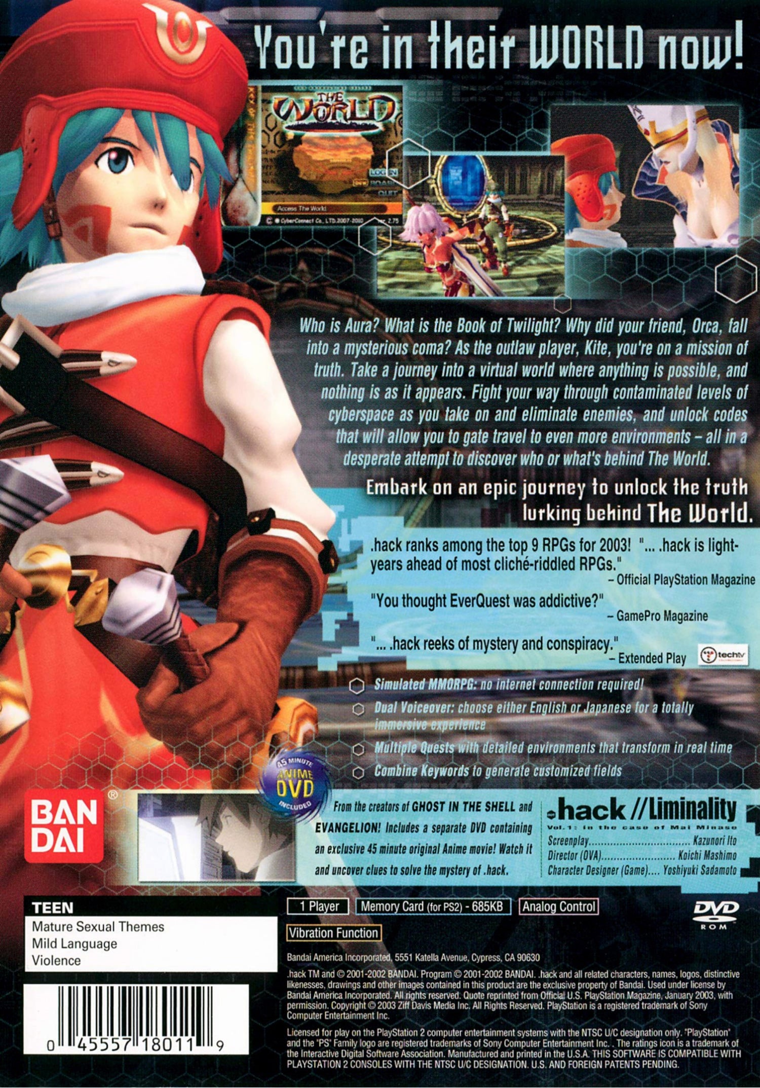 .hack Infection - Playstation 2