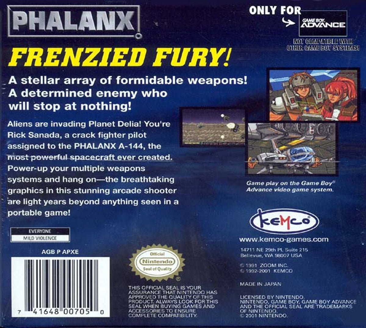 Phalanx - GameBoy Advance