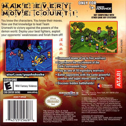 Yu Yu Hakusho Tournament Tactics - GameBoy Advance