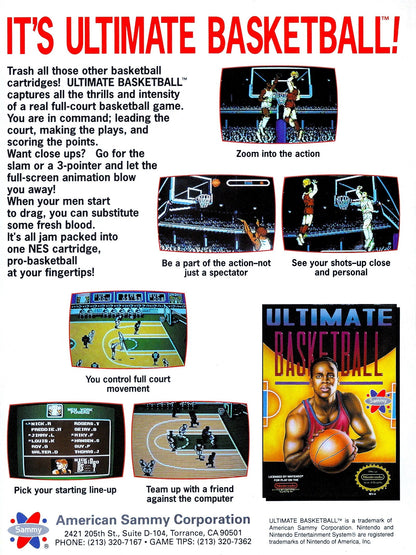 Ultimate Basketball - NES - Retro Island Gaming