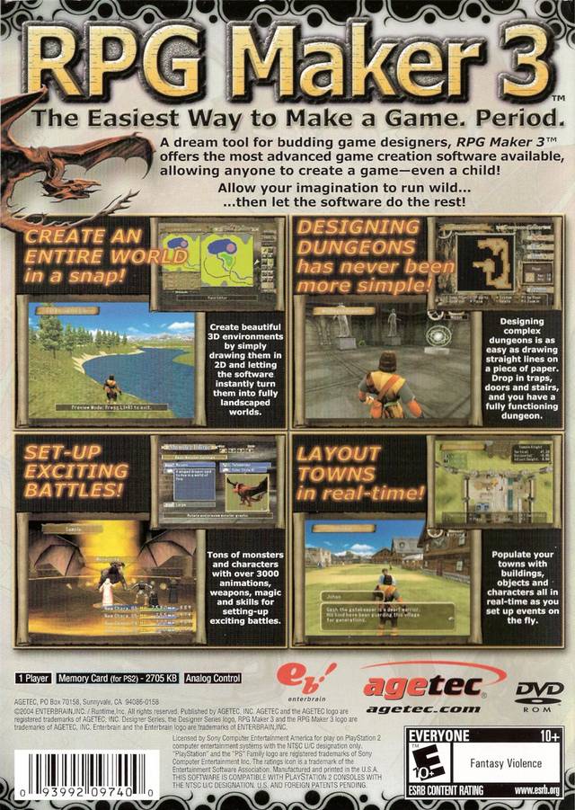 RPG Maker 3 - Playstation 2