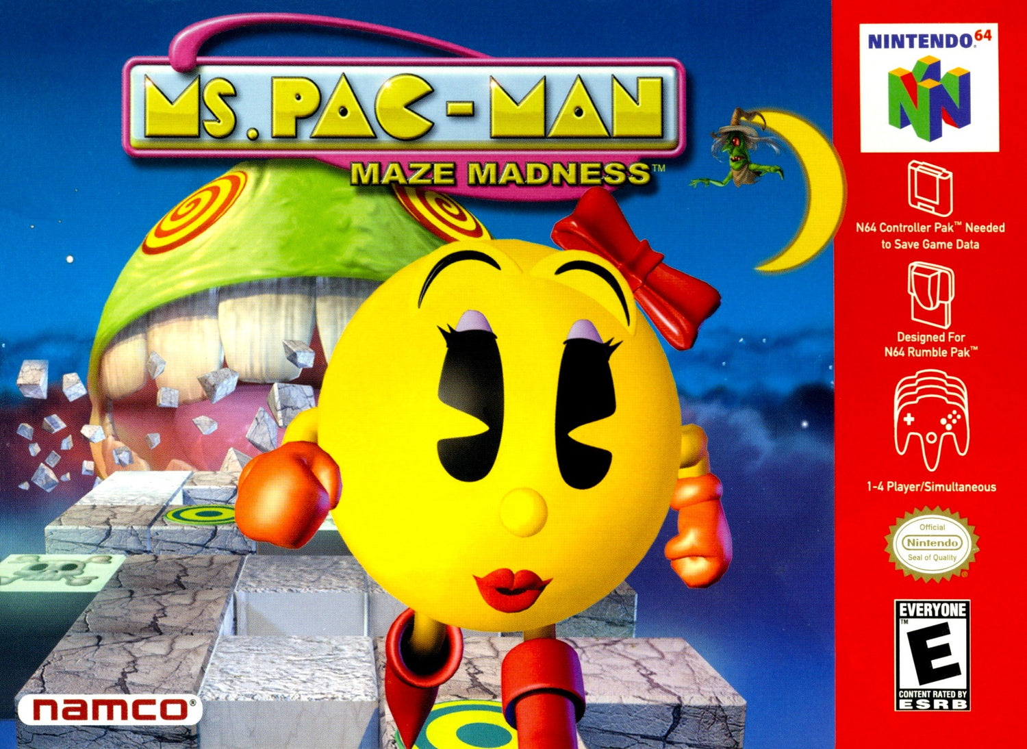 Ms. Pac-Man Maze Madness - Nintendo 64