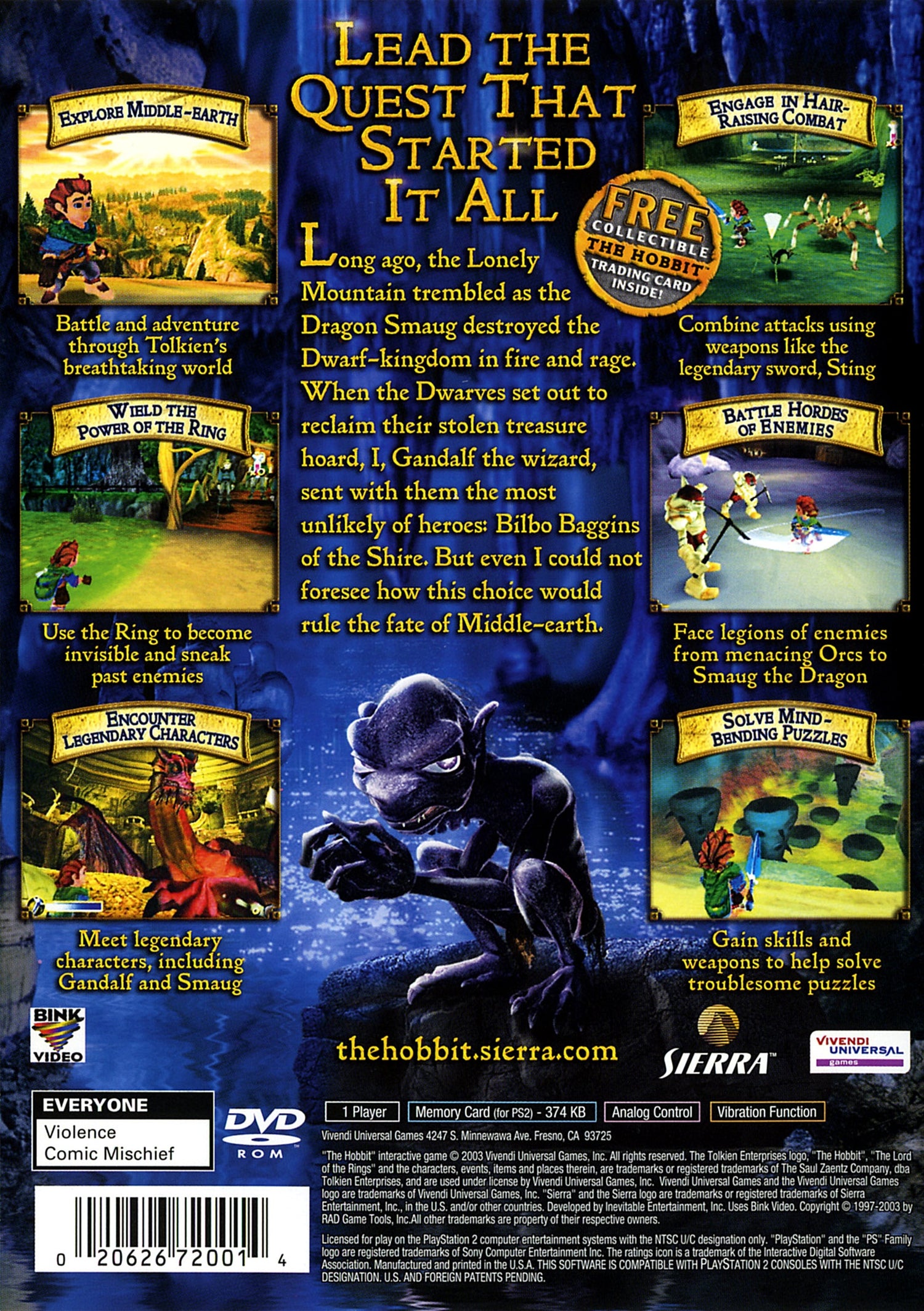 El Hobbit - Playstation 2