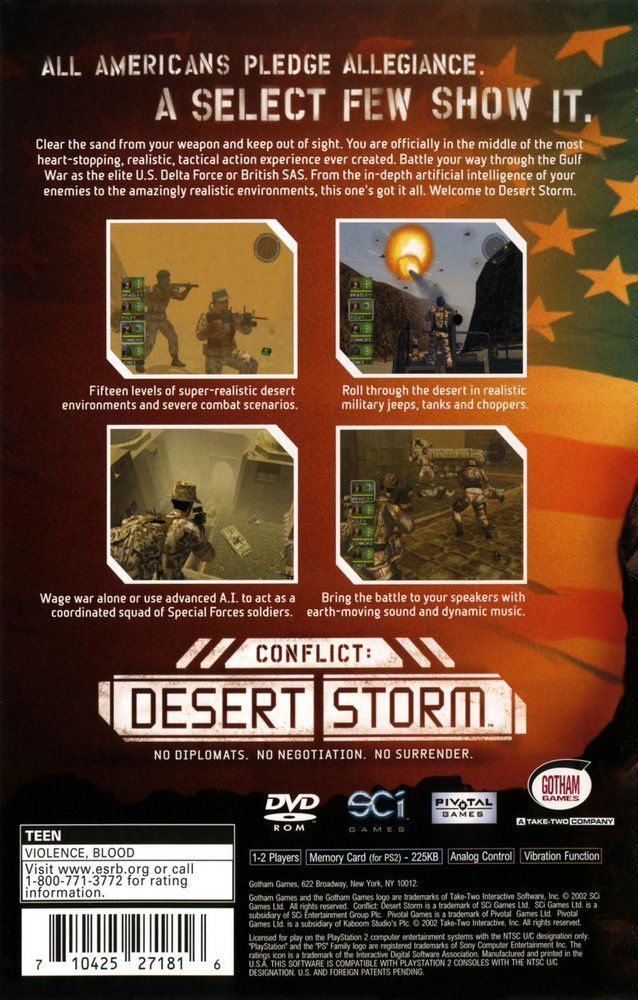 Conflict Desert Storm - Playstation 2