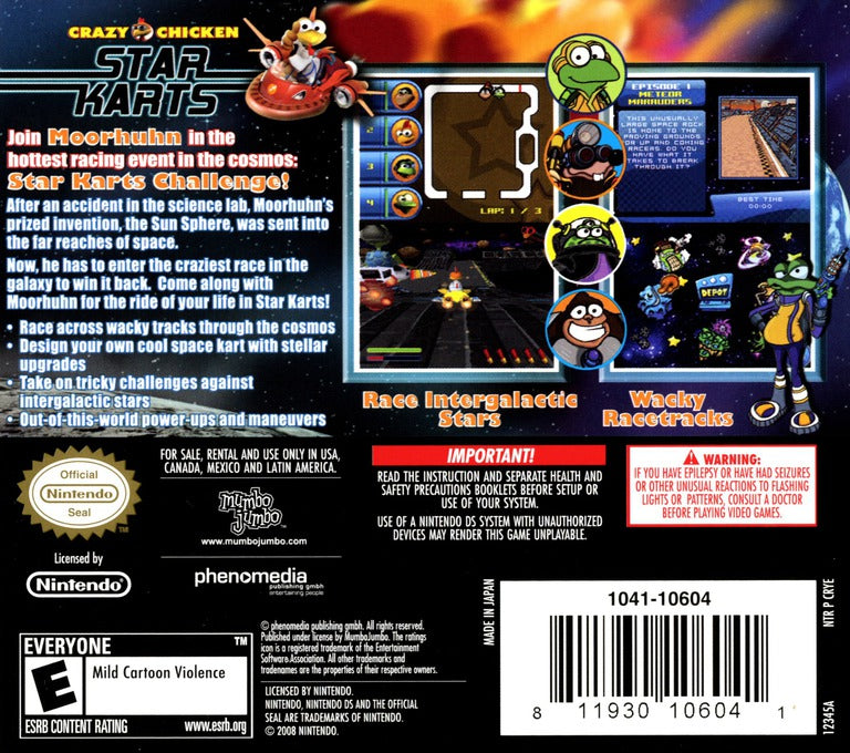 Crazy Chicken Star Karts - Nintendo DS - Retro Island Gaming
