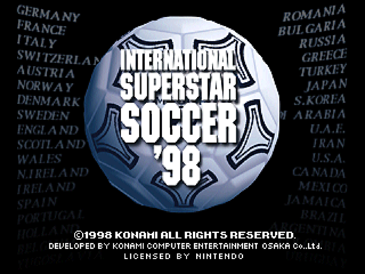 International Superstar Soccer 98 - Nintendo 64 - Retro Island Gaming