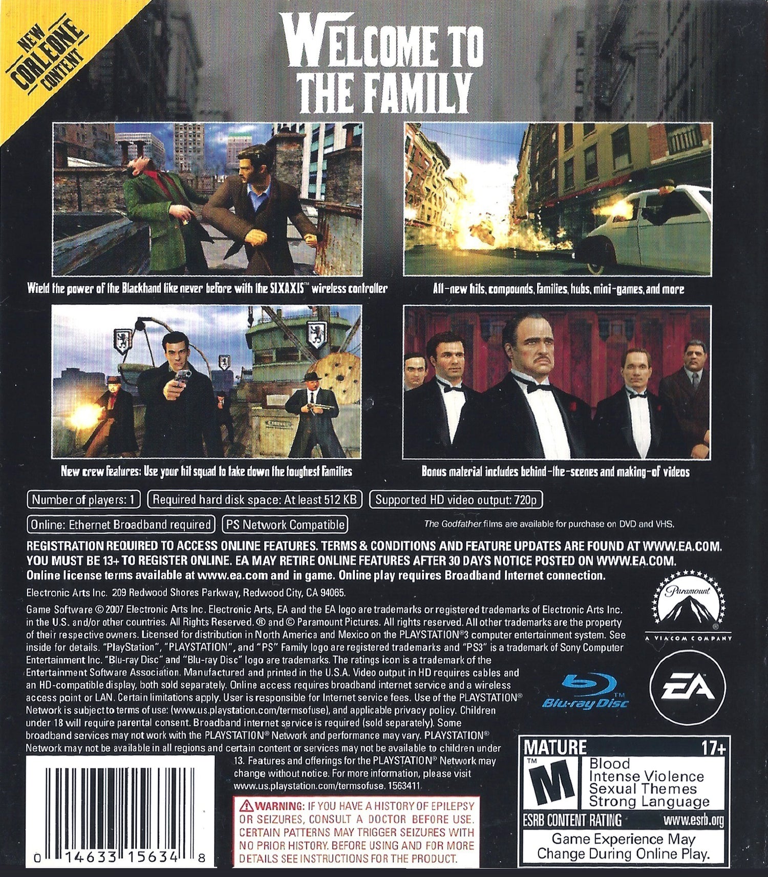 The Godfather [Don's Edition] - Playstation 3
