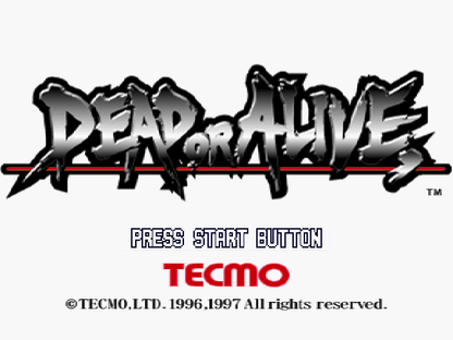 Dead or Alive - JP Sega Saturn