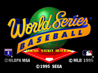 World Series Baseball - Sega Saturn