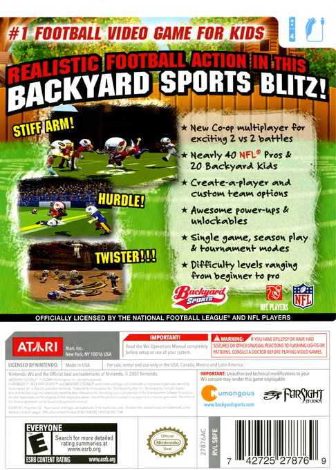 Backyard Football '10 - Wii