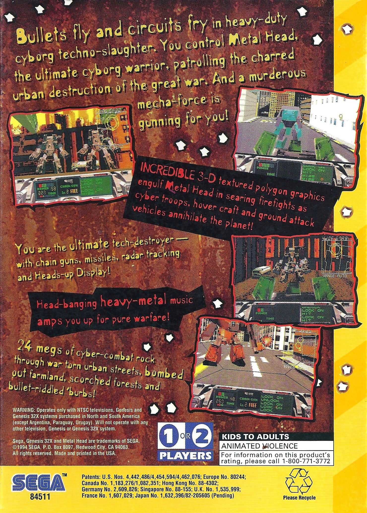 Metal Head - Sega 32X