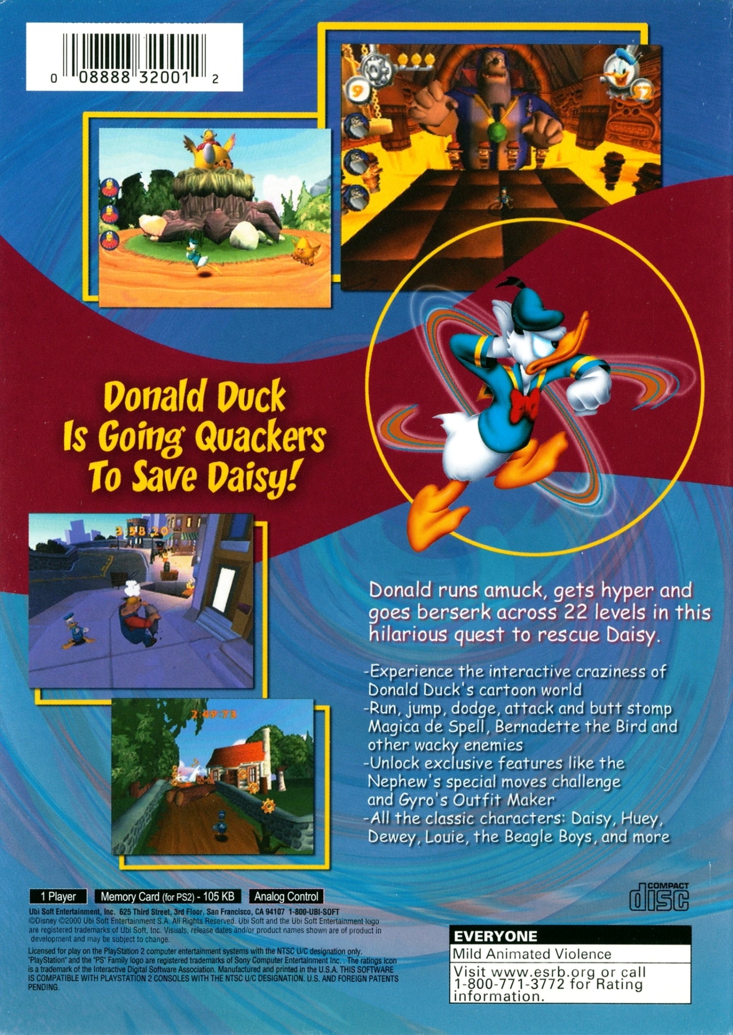 Donald Duck Going Quackers - Playstation 2