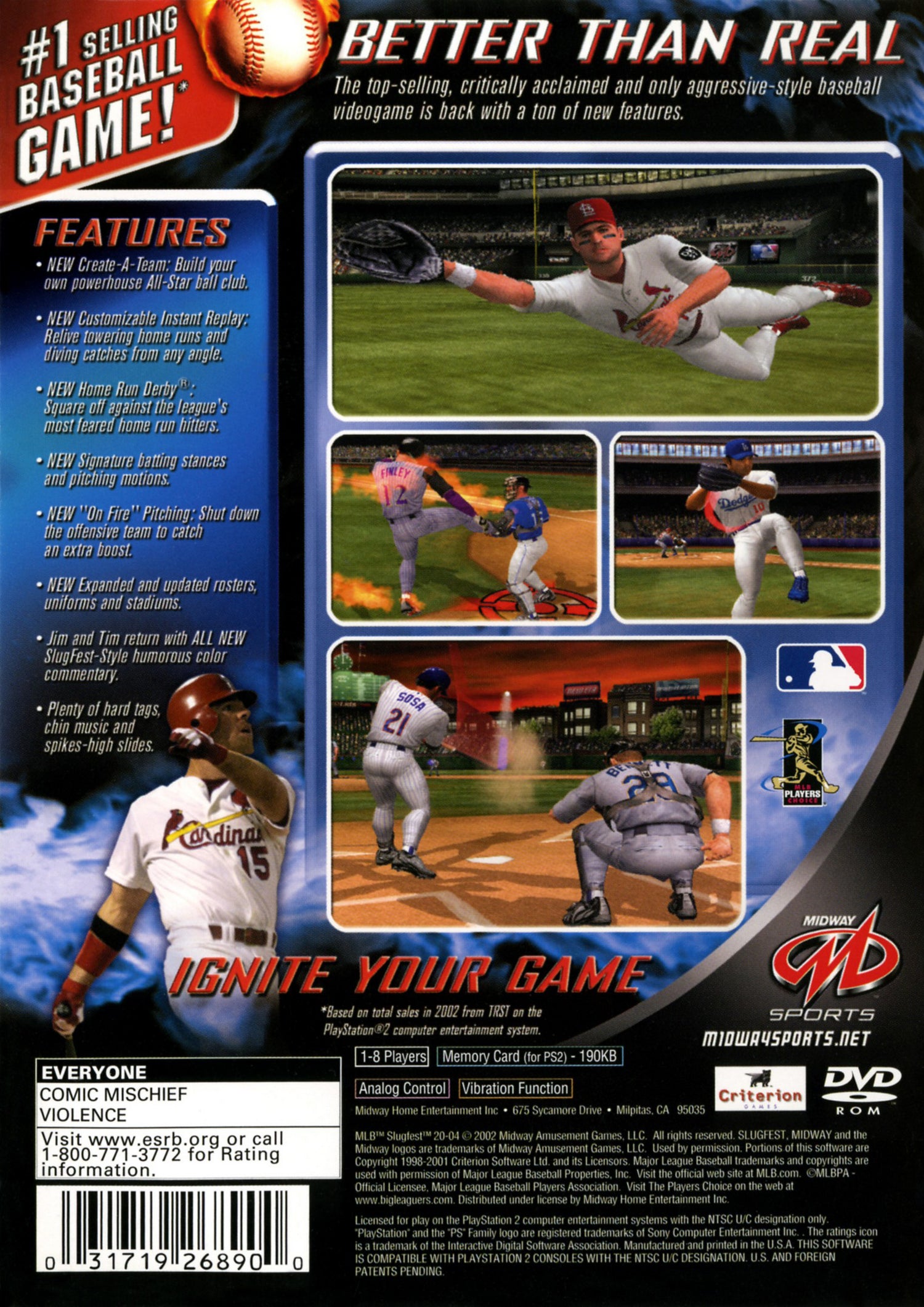 MLB Slugfest 2004 - Playstation 2