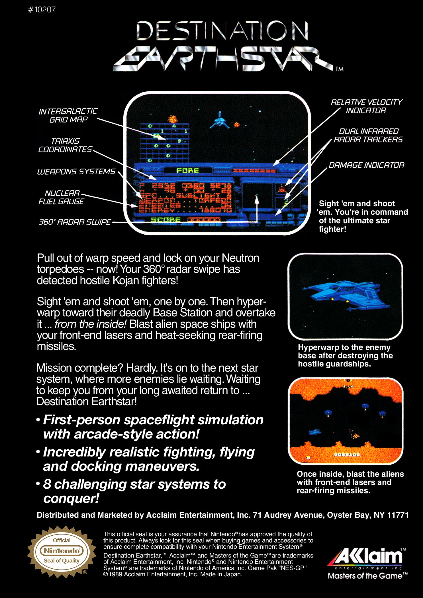 Destination Earthstar - NES