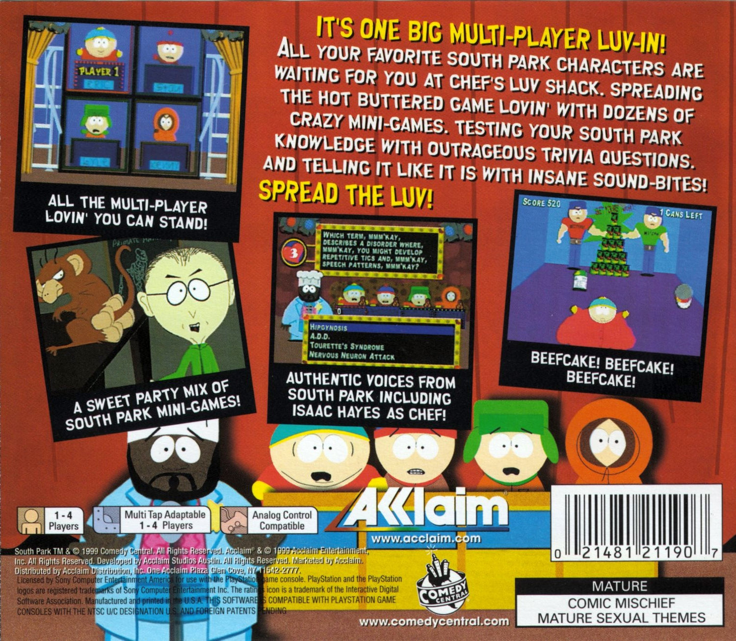 South Park Chef's Luv Shack - Playstation