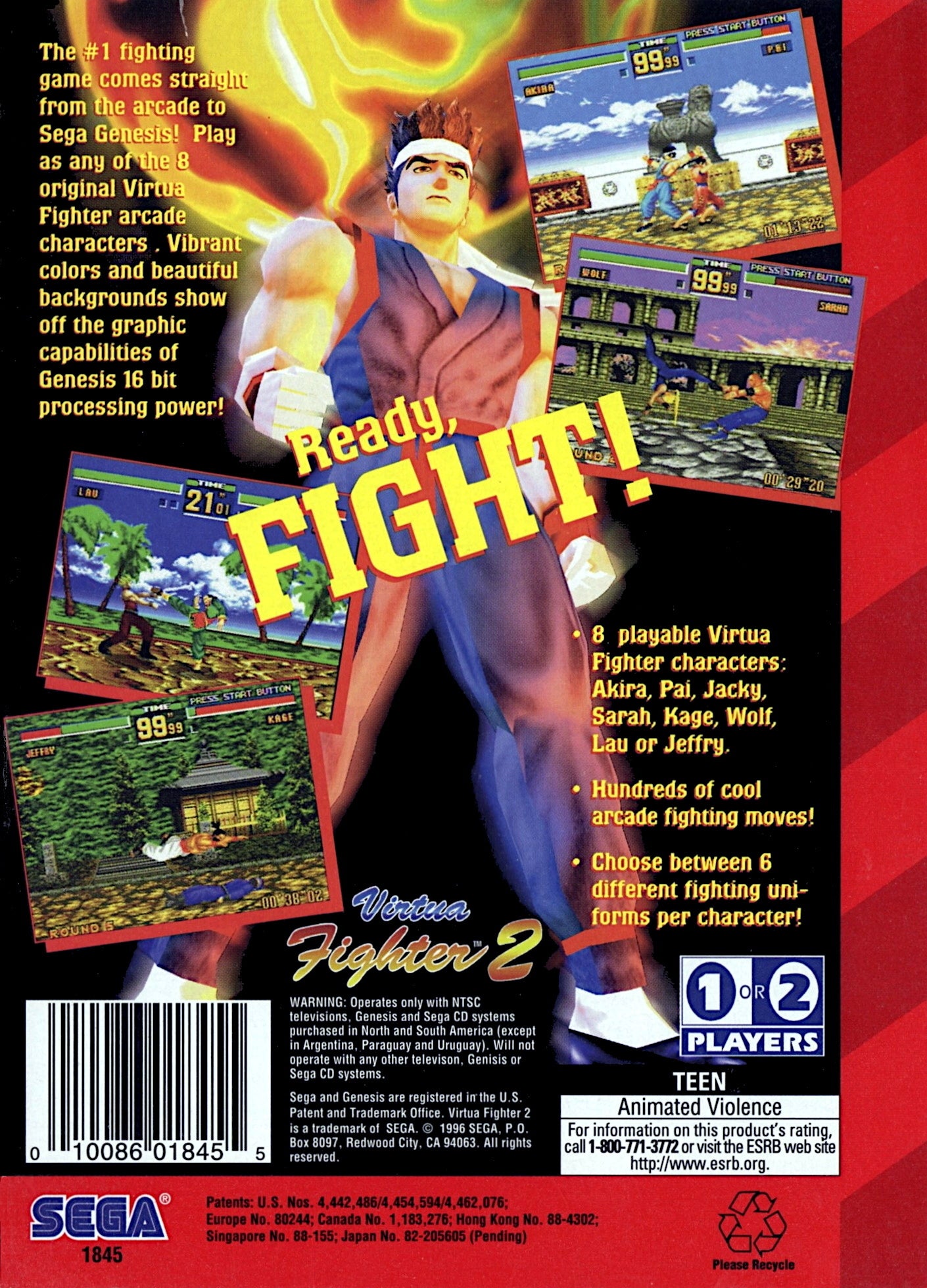 Virtua Fighter 2 - Sega Genesis
