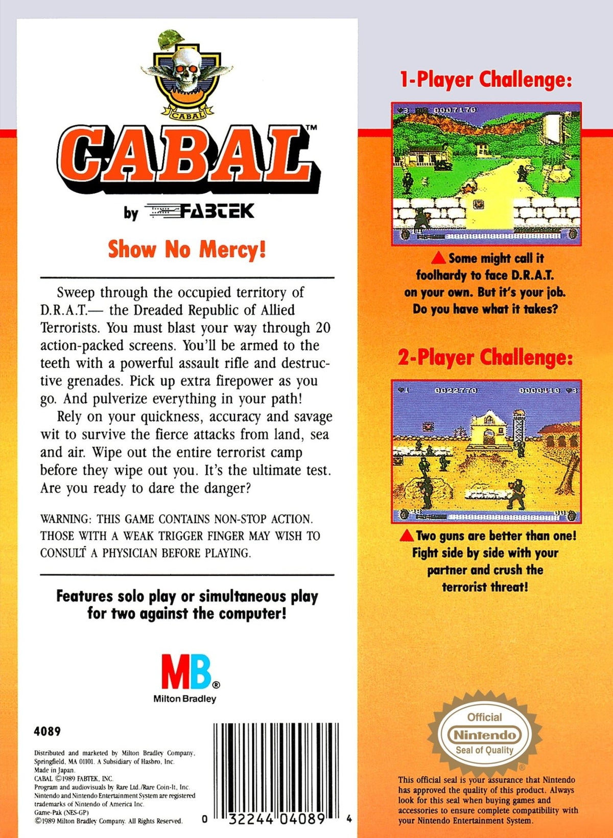 Cabal - NES - Retro Island Gaming