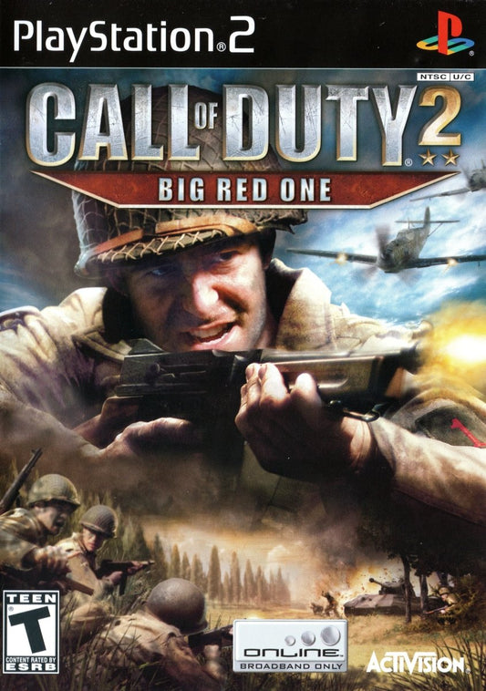 Call of Duty 2 Big Red One - Playstation 2 - Retro Island Gaming