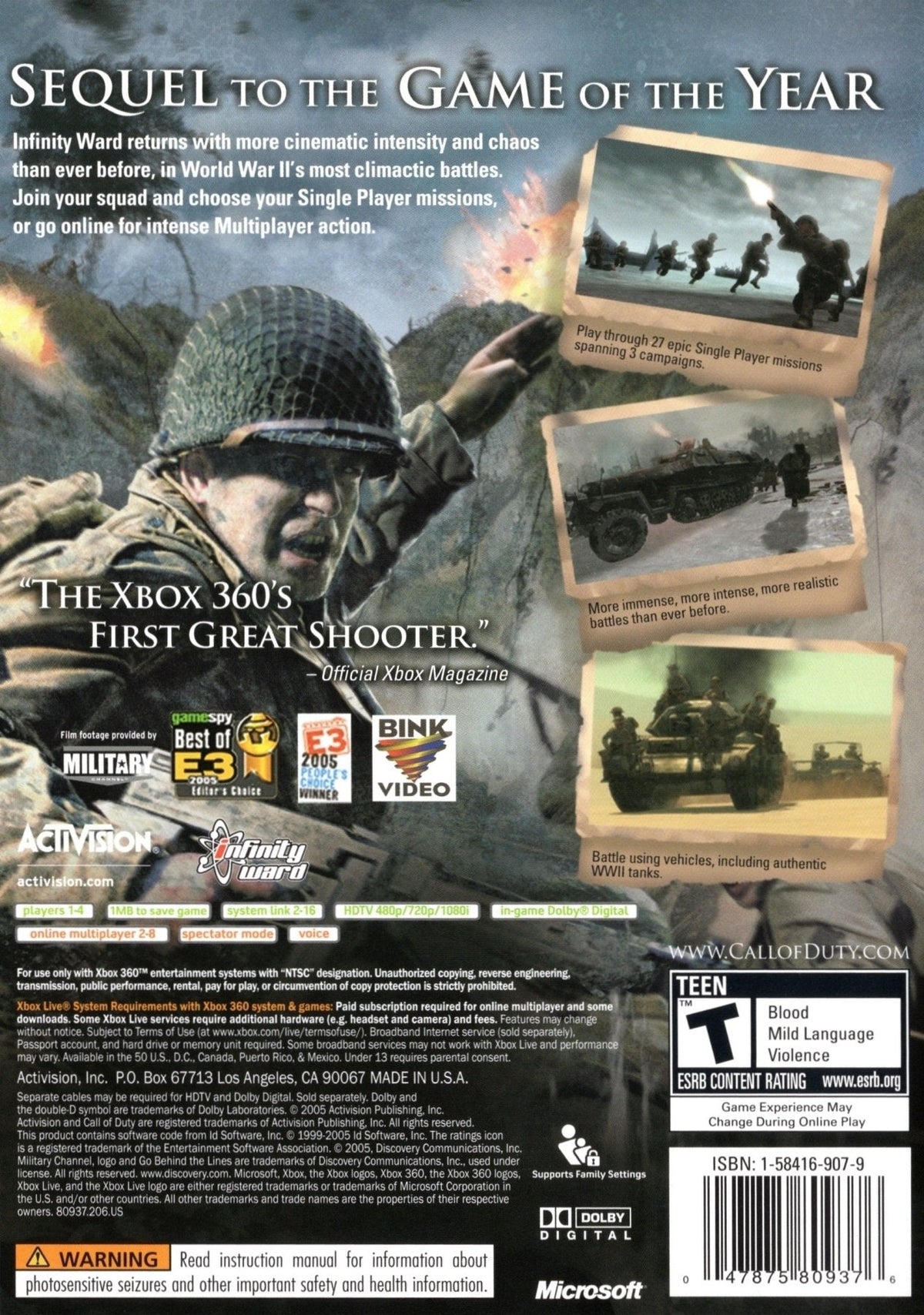 Call of Duty 2 - Xbox 360 - Retro Island Gaming