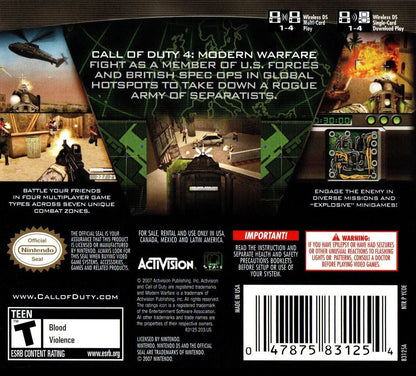 Call of Duty 4 Modern Warfare - Nintendo DS - Retro Island Gaming