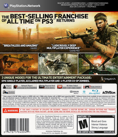 Call of Duty Black Ops - Playstation 3 - Retro Island Gaming