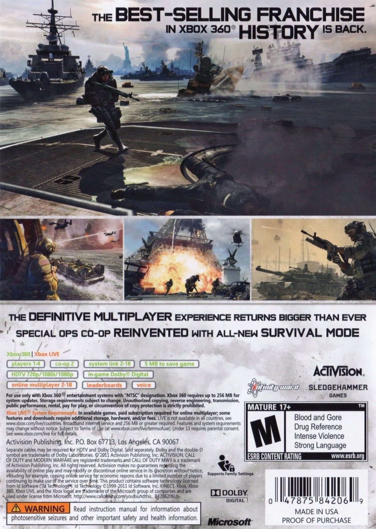 Call of Duty Modern Warfare 3 - Xbox 360 - Retro Island Gaming