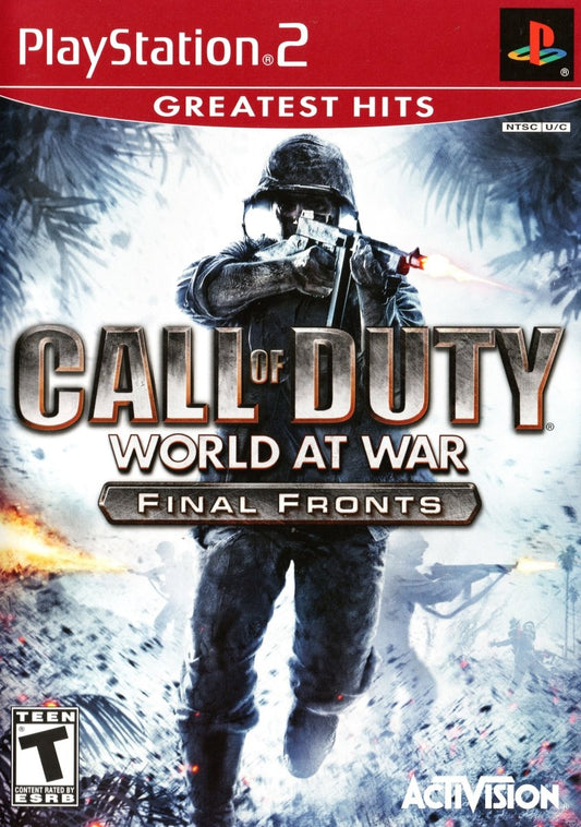 Call of Duty World at War Final Fronts [Greatest Hits] - Playstation 2 - Retro Island Gaming