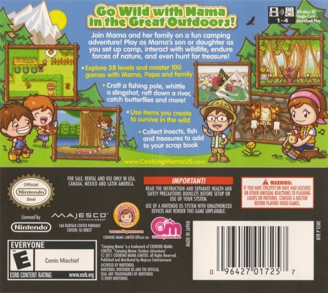 Camping Mama: Outdoor Adventures - Nintendo DS - Retro Island Gaming