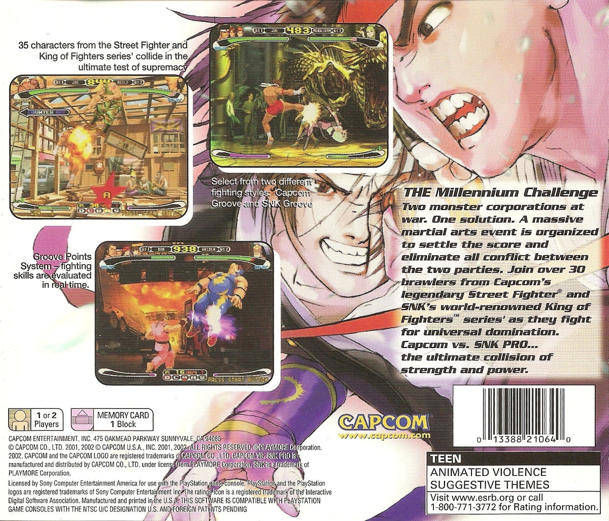 Capcom vs SNK Pro - Playstation - Retro Island Gaming