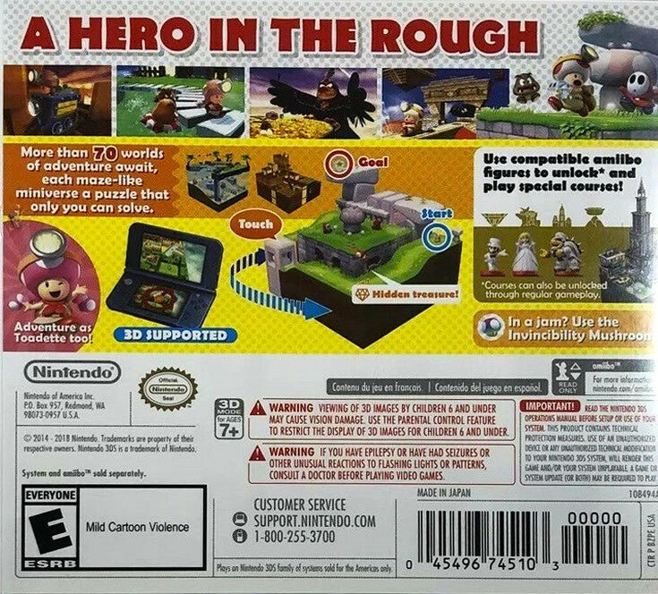 Captain Toad: Treasure Tracker - Nintendo 3DS - Retro Island Gaming