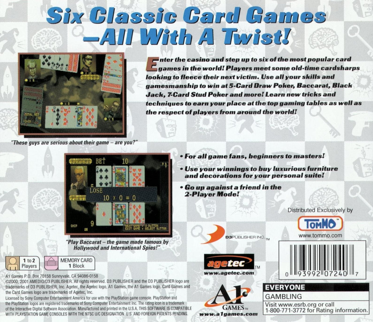 Card Games - Playstation - Retro Island Gaming