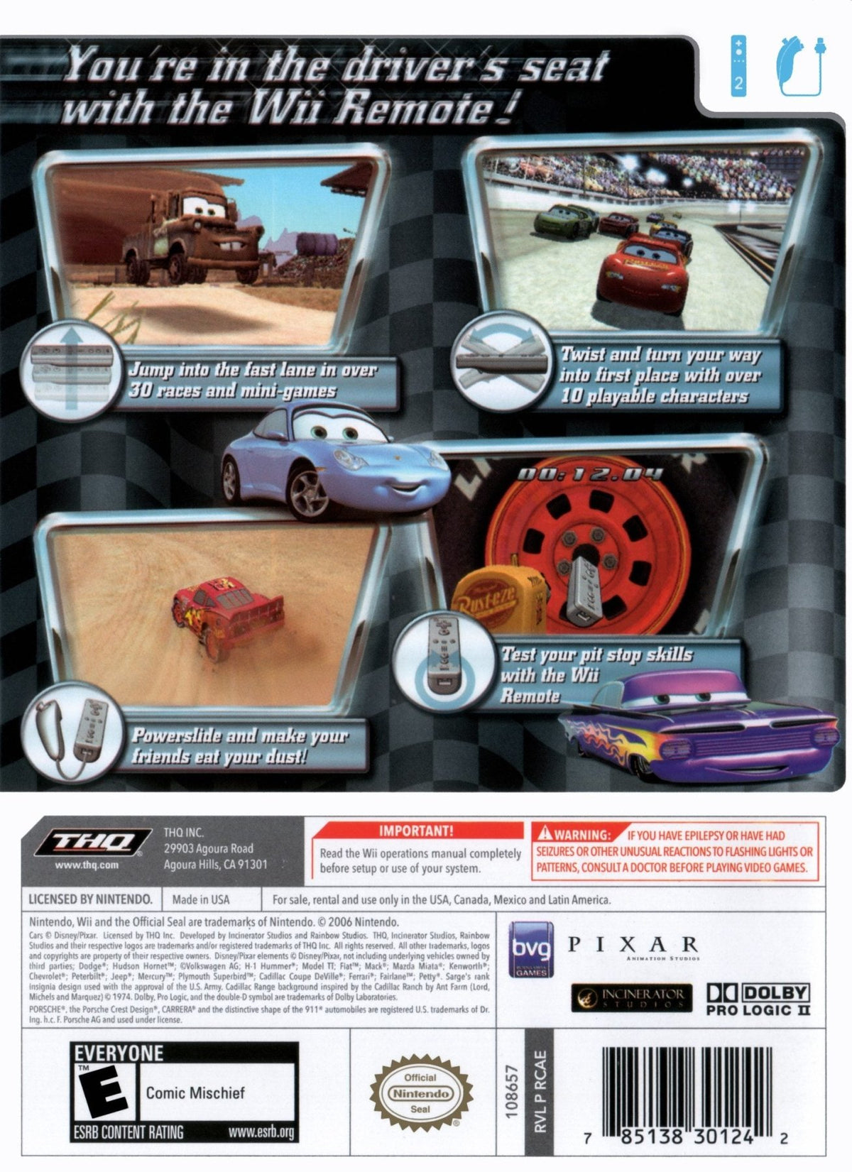 Cars - Wii - Retro Island Gaming